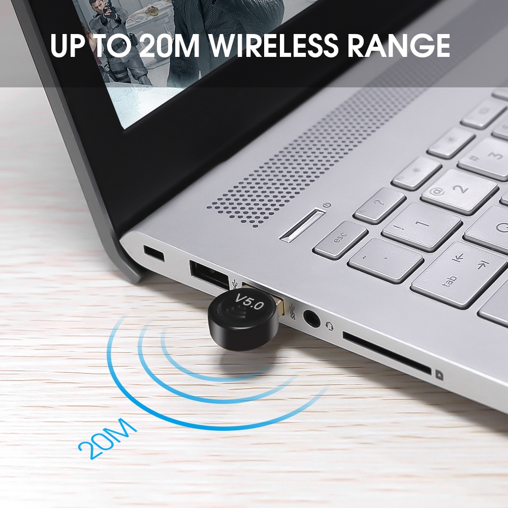 USB nhận tín hiệu Bluetooth 5.0 cho máy tính | BigBuy360 - bigbuy360.vn