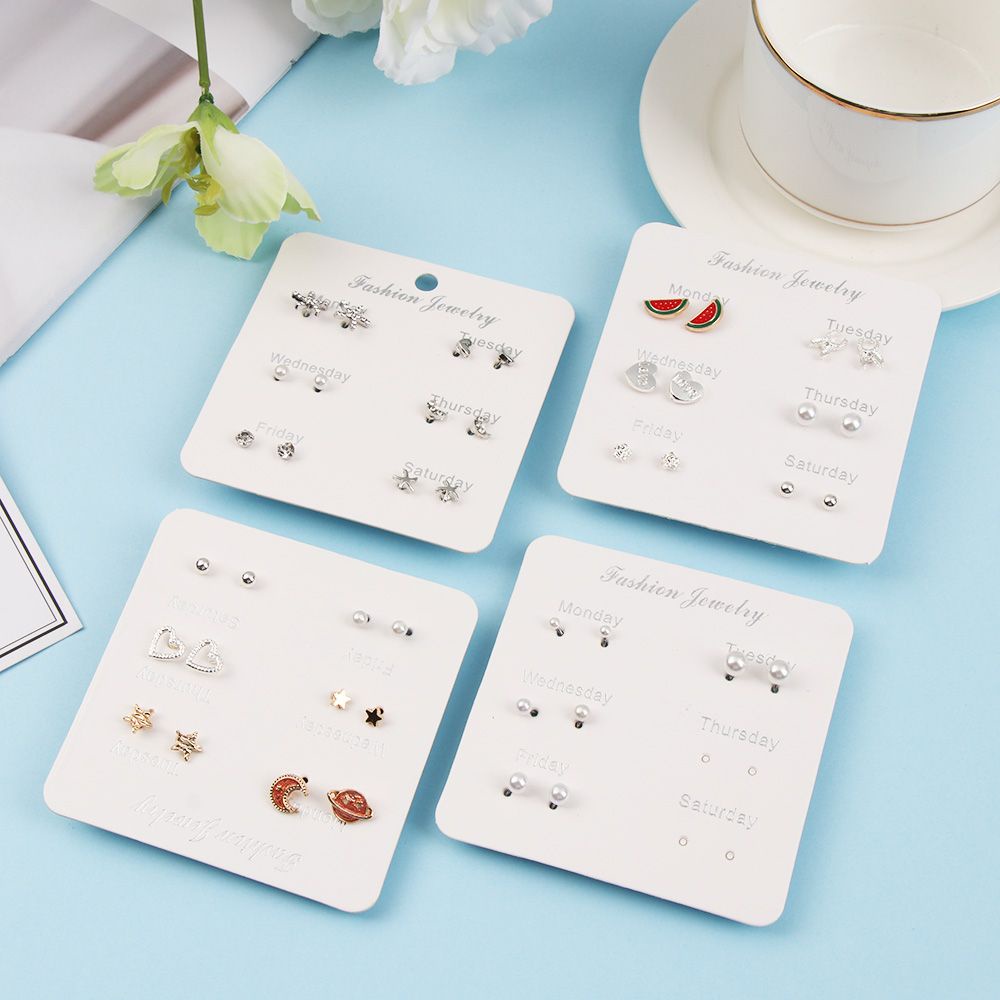 Bộ bông tai hình dưa hấu và cherry đơn giản thời trang cho nữ