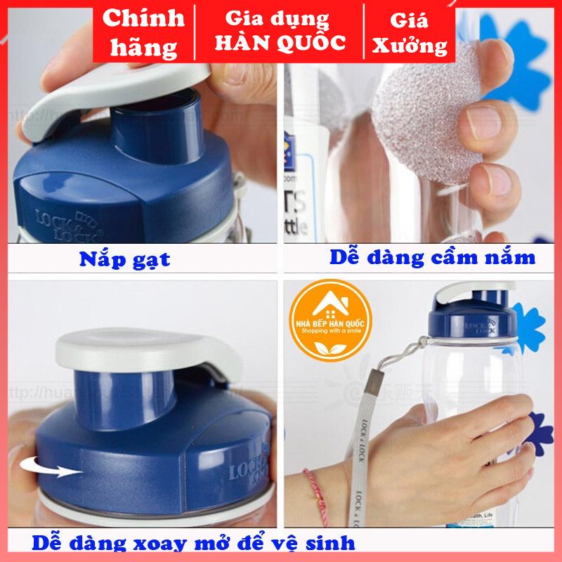 Bình nước thể thao Lock&Lock Handy Bottle 700ml HPP722 & HHP721 (500ml) [Freeship + Chính hãng]