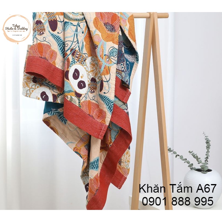 HOT🔴TH Khăn tắm xô Cotton Sợi Tre Organic siêu mềm