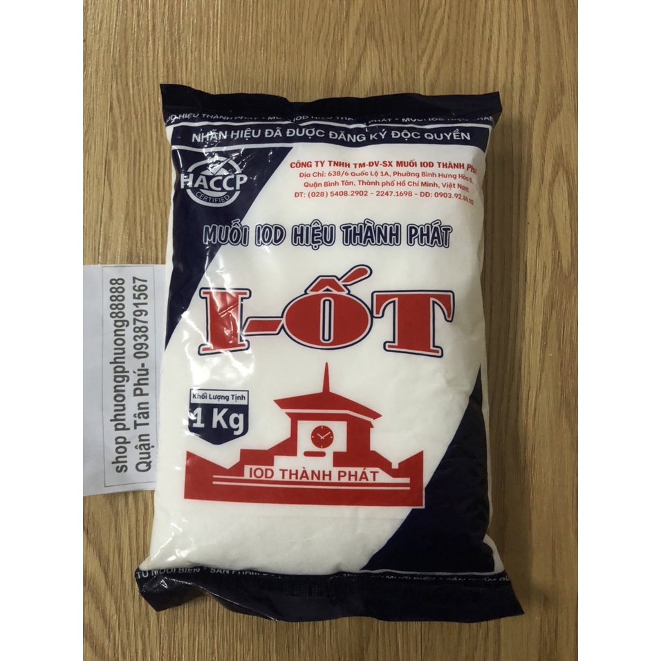 Muối i ốt Thành Phát 1KG