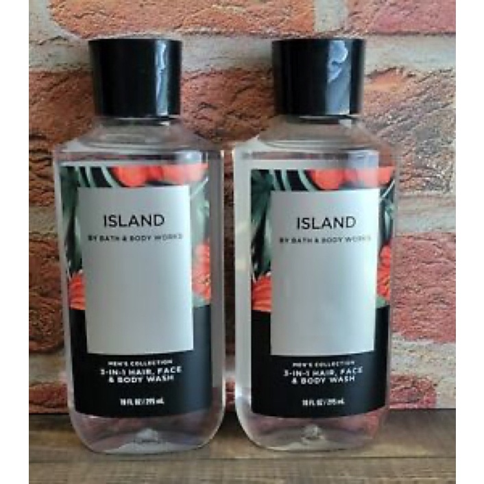 Sữa tắm gội lưu hương 3 in 1 cho nam Bath and Body Works-Island 295ml