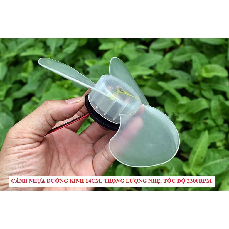 SV Quạt không chổi than 6V-9V-12V cánh nhựa tốc độ 2500rpm | BigBuy360 - bigbuy360.vn