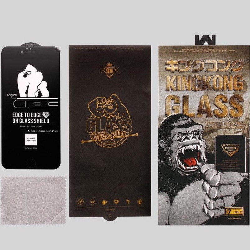 [ĐÃ CÓ 11 PRO MAX ] THÁCH THỨC MỌI VA ĐẬP - 6 6s 6plus 6splus 7plus 8plus X Xs Max  KÍNH CƯỜNG LỰC FULL MÀN KINGKONG