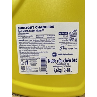 Nước Rửa chén bát Sunlight 3.6kg