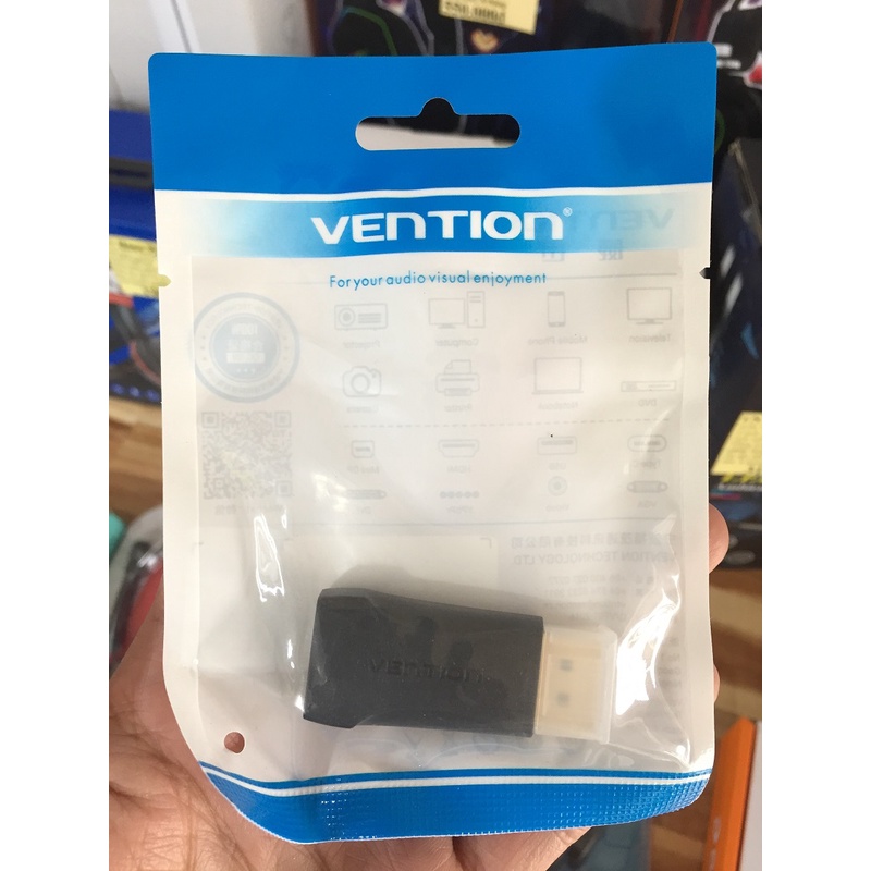 Displayport to hdmi Vention 4K@30Hz/1080P@60Hz đầu chuyển đổi tín hiệu máy tính DP sang màn hình HDMi