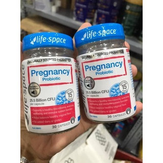 Men vi sinh hỗ trợ thai kỳ Life Space Pregnancy Probiotic 25.5 Billion 30 viên