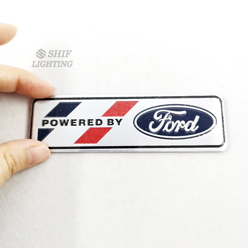 Logo dán trang trí xe ô tô bằng nhôm hình Ford