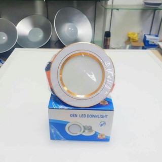 Đèn âm trần viền vàng 9W - Bảo hành 2 năm toàn quốc