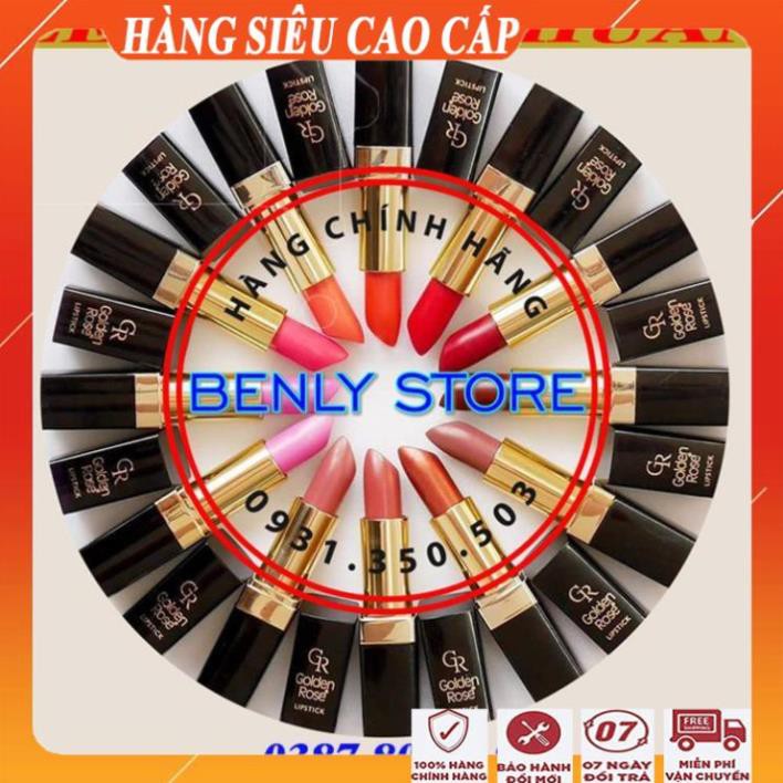 [FreeShip - HÀNG SIÊU CAO CÁP] Son lì đẹp lâu trôi golden rose lipstick/Son môi cao cấp không lem, không khô môi | BigBuy360 - bigbuy360.vn