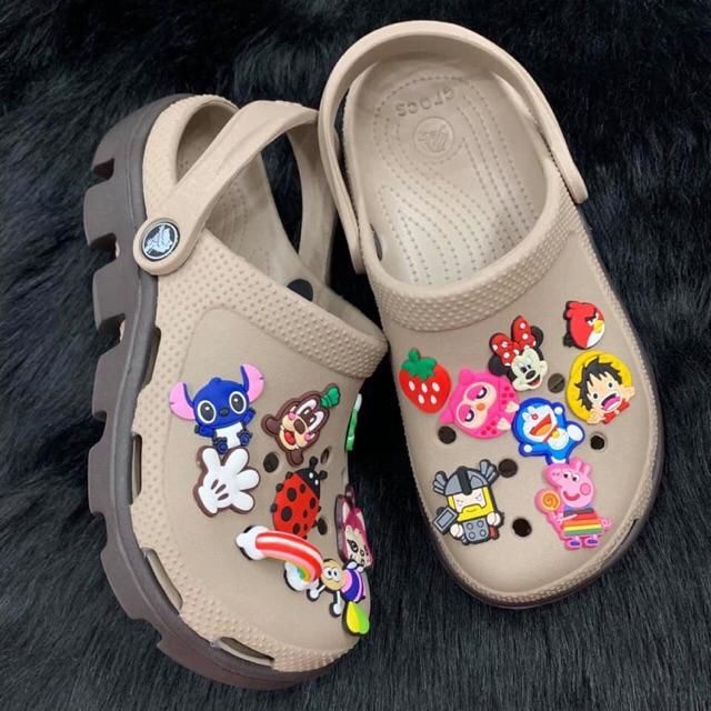 [Rẻ vô địch] Dép sục siêu nhẹ kèm 6 sticker