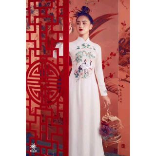 Áo dài lụa 4tà