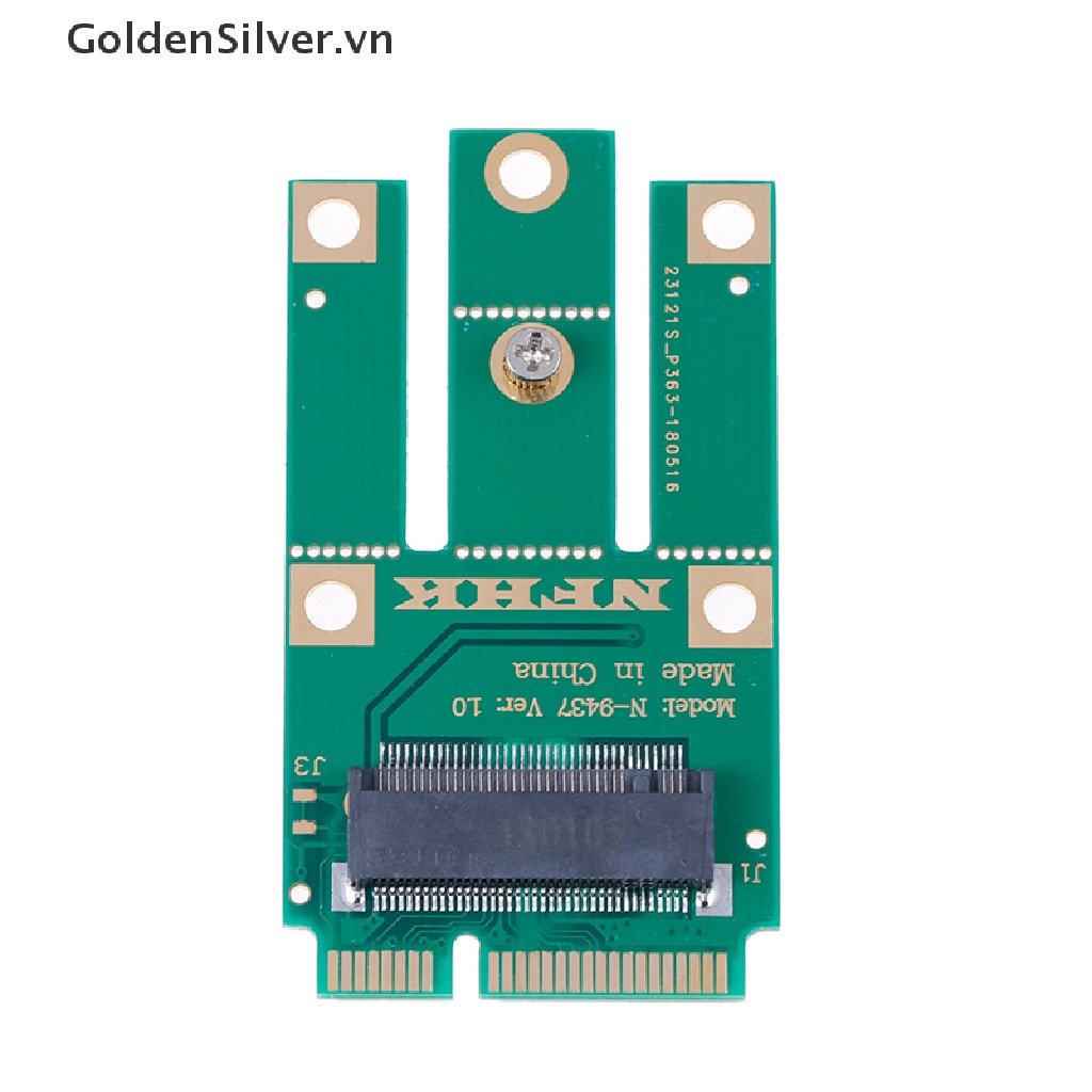 Mô-đun Không Dây A + E key A key M.2 NGFF Sang MINI PCIE Cho Thẻ Không Dây