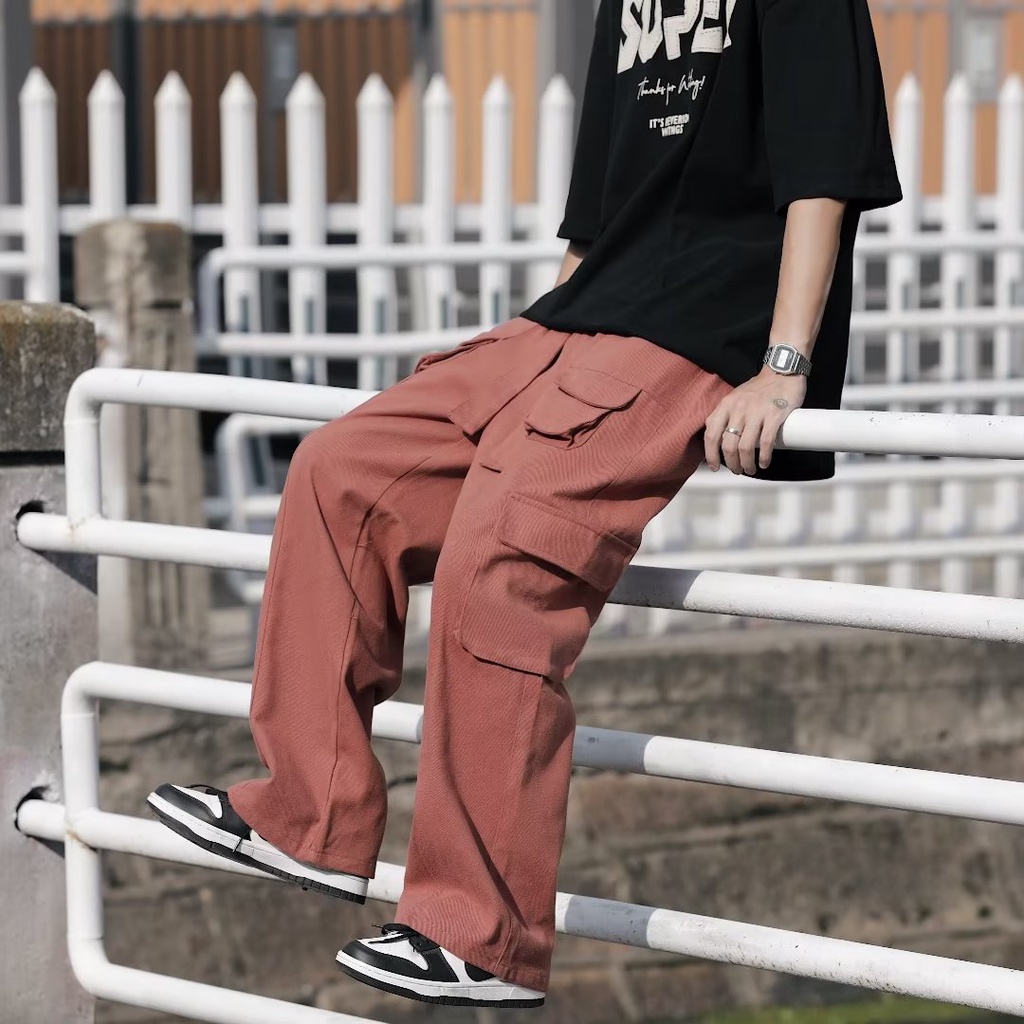 Quần Dài Ống Rộng Có 3 Màu Thời Trang Nam