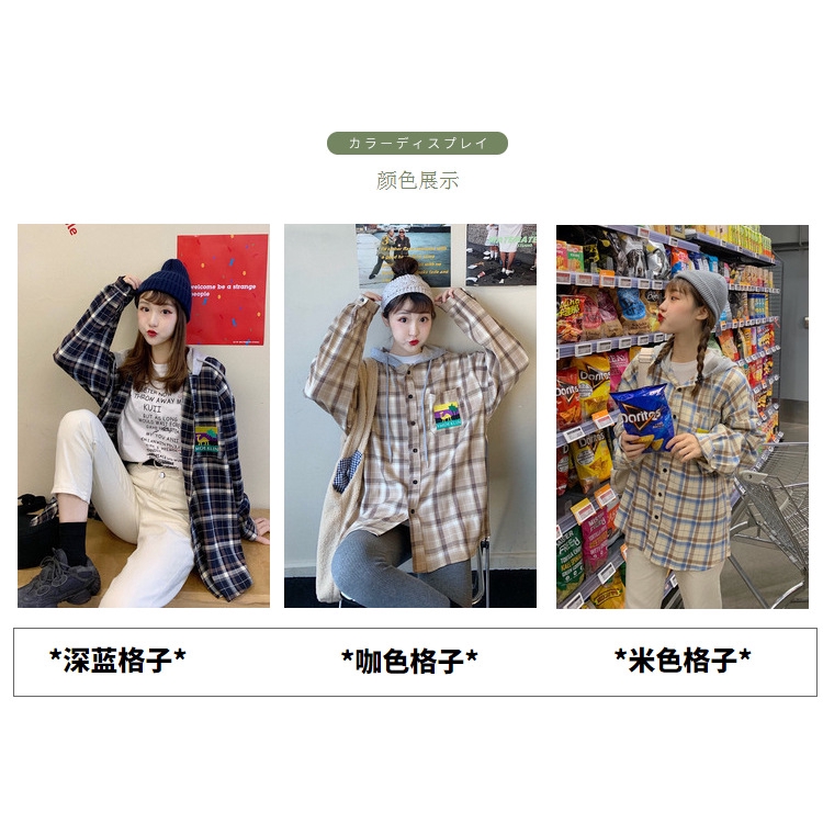 Áo Khoác Sơ Mi Có Nón Họa Tiết Caro Thời Trang 5772020 | BigBuy360 - bigbuy360.vn