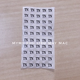 Decal size dán chữ TN TL TD SN