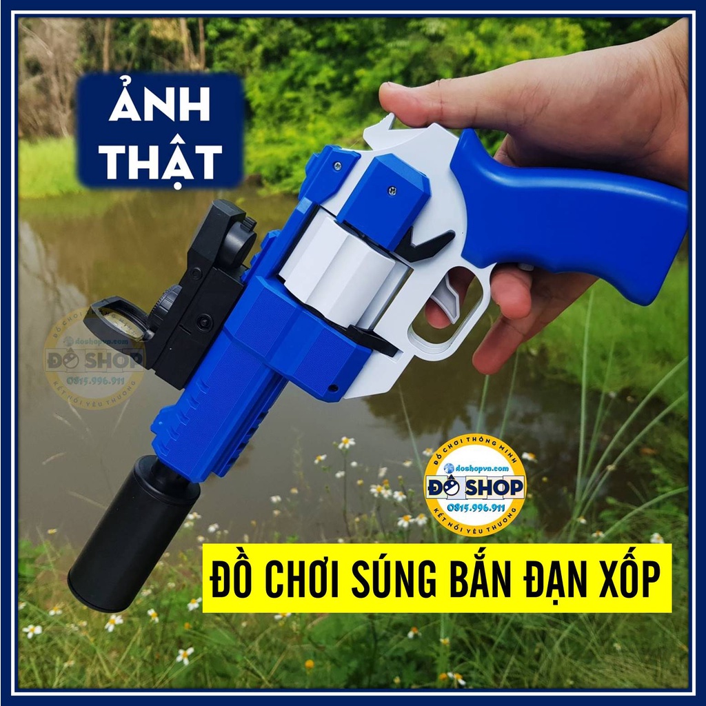 Đồ Chơi Cho Bé SUNG Nerf Nhựa ABS Pin Sạc Kèm 20 Xốp Mềm NE.03 - Đô Shop