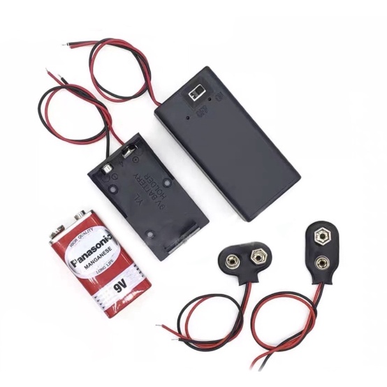 Pin 9V Panasonic Dùng cho Micro không Dây, Dùng Làm Nguồn Cho Mô Hình Kèm Hộp Pin