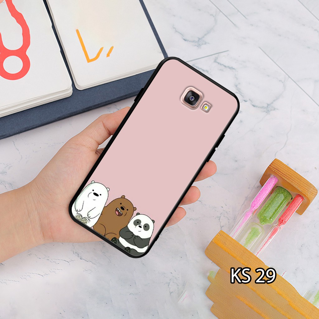 Ốp lưng SamSung  A3-2016/A5-2016/A7-2016  in hình Gấu Bear  siêu ngộ nghĩnh, độc, lạ_KINGSTORE.HN_Ốp SS A310/A510/A710