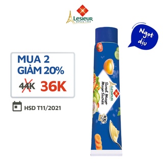 [BÁN GIÁ SỈ] Xốt Mayonnaise Lesieur Pháp Vị Ngọt dịu - Tuýp 175G (Hàng Date T11/2021)