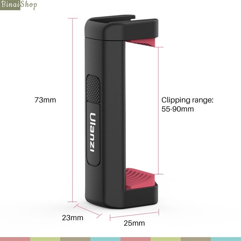 Gá Kẹp Điện Thoại Nhựa ABS Siêu Bền, Gắn Được Phụ Kiện Như Micro, Đèn Led Ulanzi ST-07 / ST-19- Hàng Chính Hãng