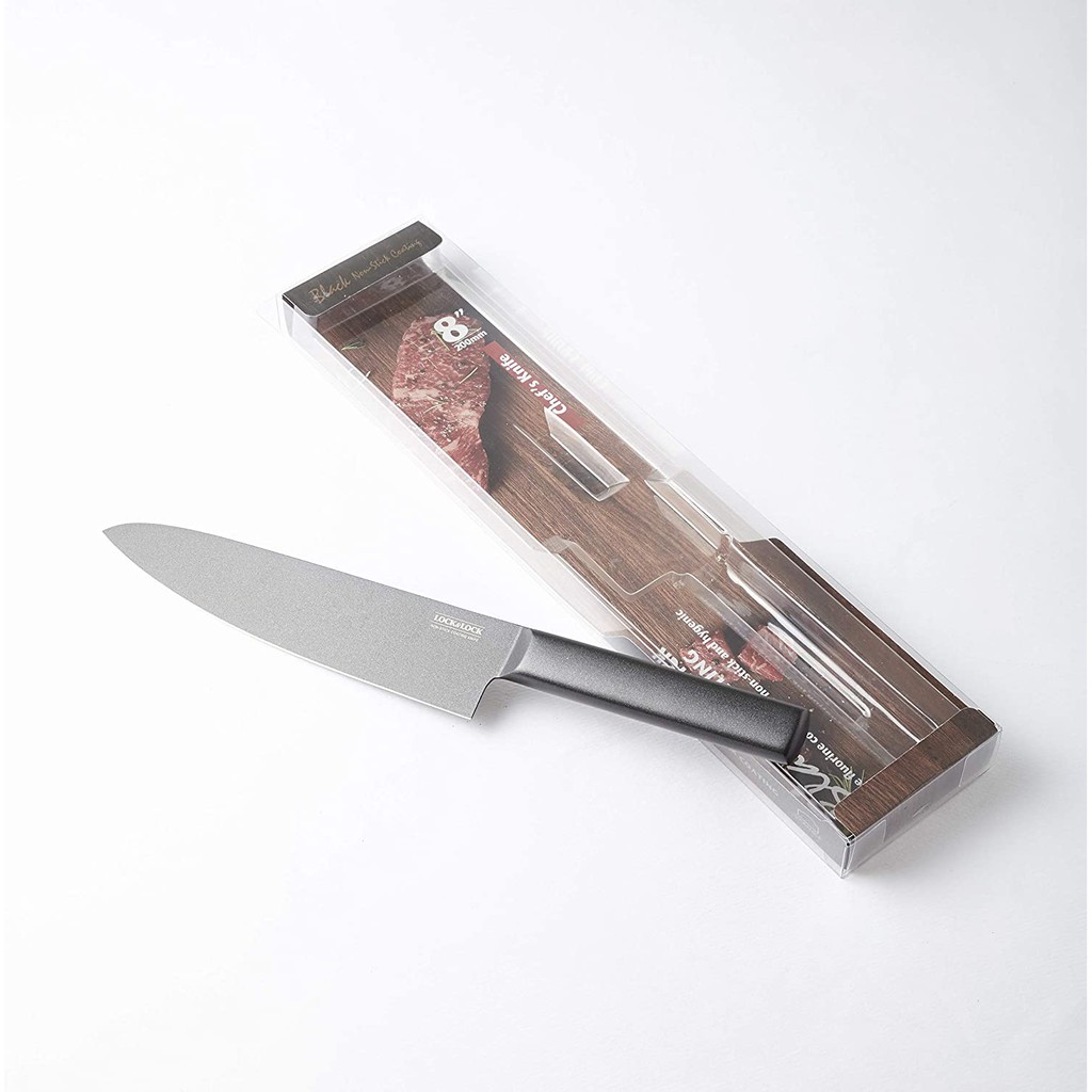 [ LOCK&LOCK ] Dao nhà bếp Chef's Knife dài 330 mm, bằng thép không gỉ, hiệu Lock&Lock CKK311 - Màu đen