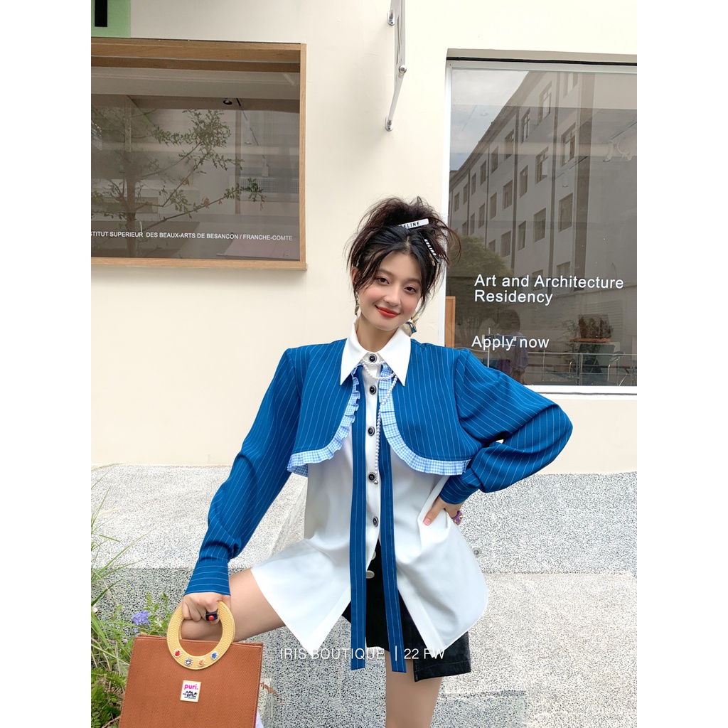 Iris Boutique IS2251411 Tokyo story shirt Áo sơ mi phong cách độc đáo