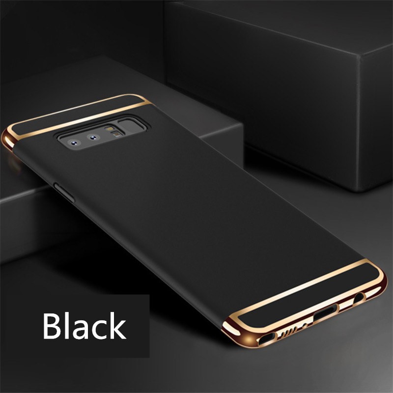 Luxury 360 full 3in1 PC case for Samsung Galaxy Note 8 S7 edge Matte Hard Cover