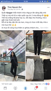 Quần jogger hàng dày dặn đẹp