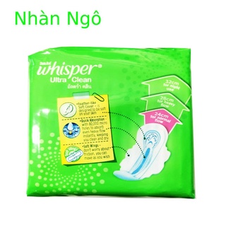 Băng Vệ Sinh Whisper Siêu Mỏng Cánh 18 Miếng