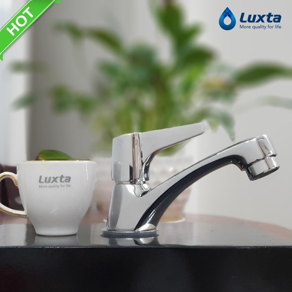 Vòi lavabo rửa mặt Cao cấp gạt Luxta L1104V, bảo hành 03 năm