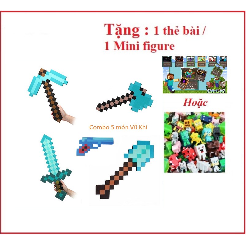 Đồ chơi mô phỏng Vũ Khí trong Minecraft