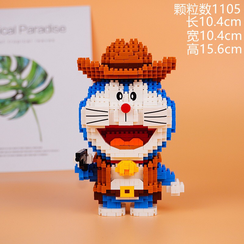 Lego nanoblock doremon Đồ chơi lắp ráp lego nano block đô rê mon cho bé Ý Nghĩa NO IP