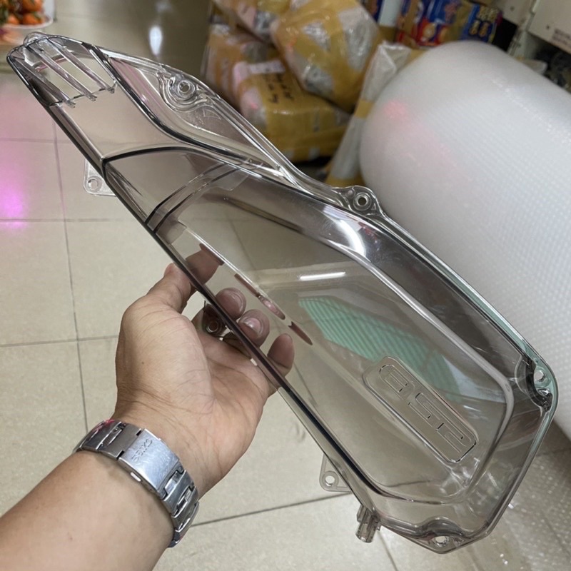 Ốp Pô E &amp; Lọc Gió Thép VISION 2014-2020 Đen Khói &amp; Trong Suốt