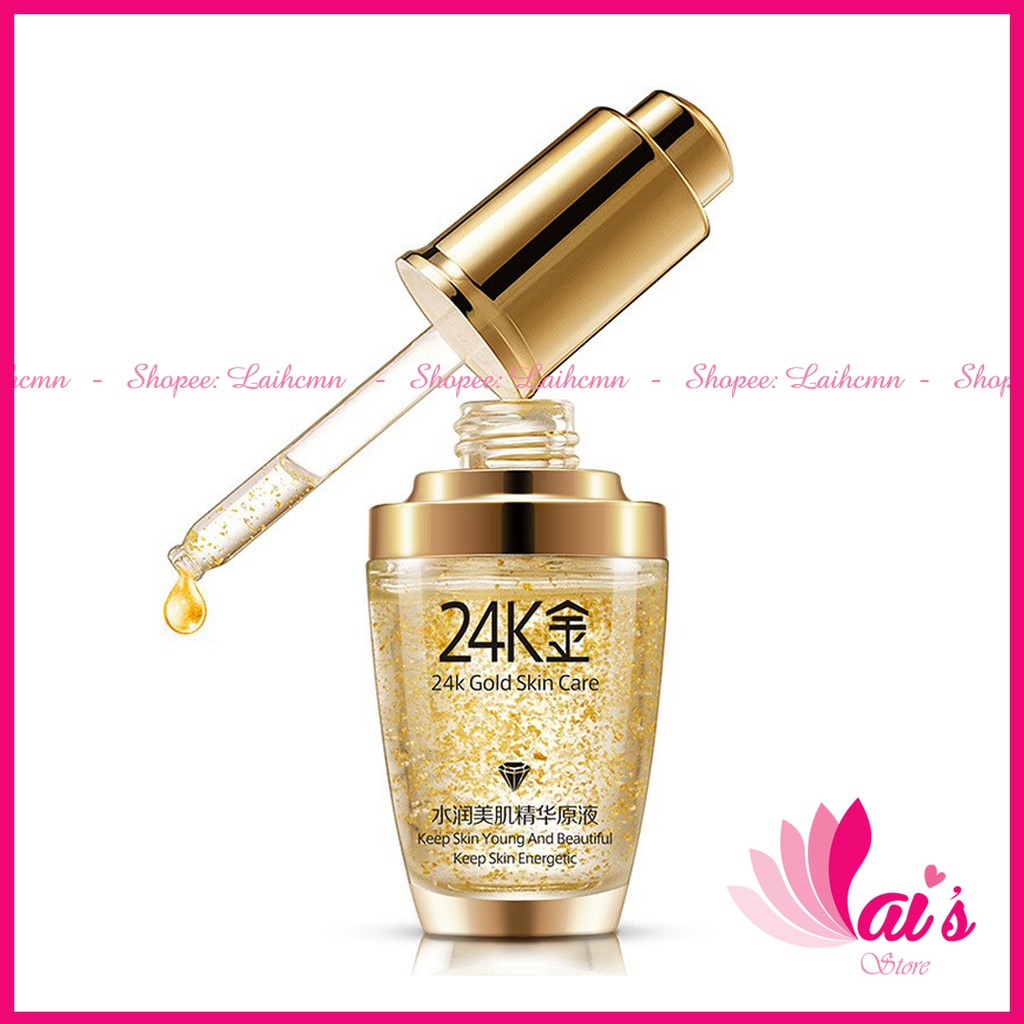 Serum 24K Gold Skin Care Bioaqua Tinh Chất Vàng 24K Dưỡng Da Chuyên Sâu, Kiểm Soát Dầu, Dưỡng Ẩm, Sáng Da Chính Hãng