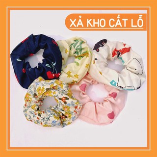 ⚡️GIÁ HUỶ DIỆT⚡️ Dây buộc tóc, cột tóc vải scrunchies siêu hot nhiều màu xinh cao cấp