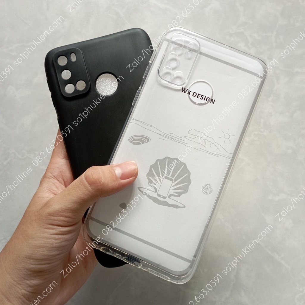 Ốp lưng Vsmart Joy 4 loại dẻo đen, loại dẻo trong suốt bảo vệ camera bền đẹp