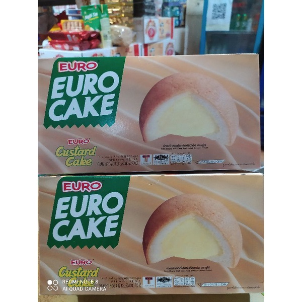 bánh custas EURO CAKE thái lan hộp 12 chiéc