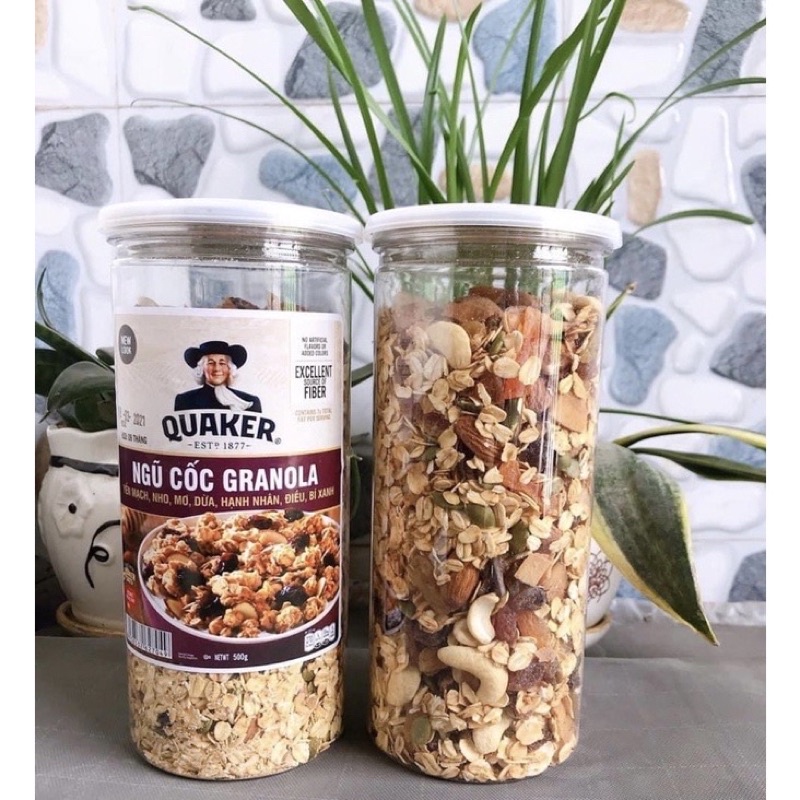 500Gr Ngũ cốc vị Mật Ong Mix Hạt Dinh dưỡng Granola Ăn Kiêng,Giảm Cân