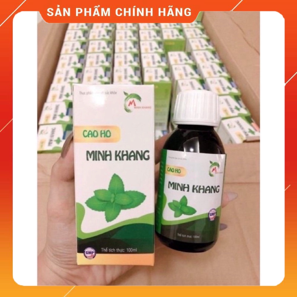 Cao ho Minh Khang hộp 100ml - Hết ho, tiêm đờm, hết viêm họng cho bé