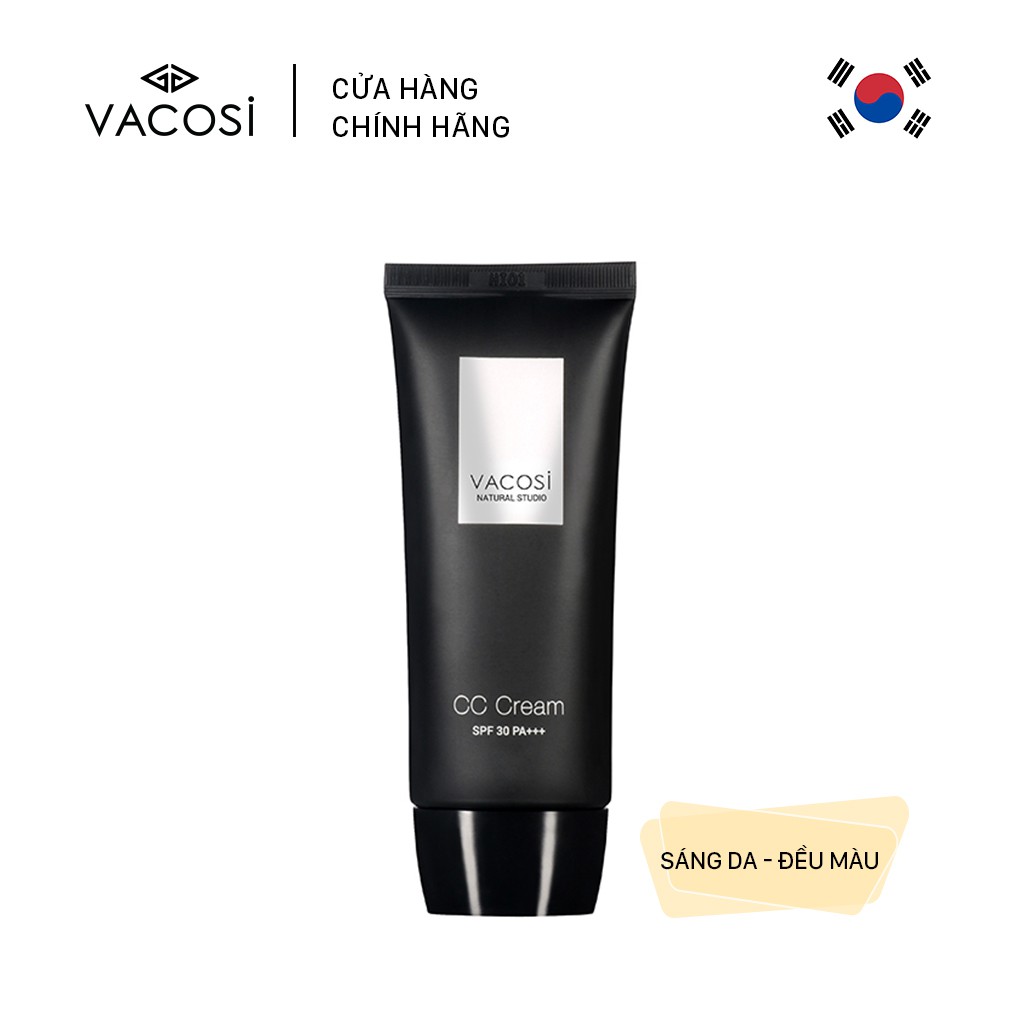 KEM NỀN CC SÁNG DA VÀ HIỆU CHỈNH MÀU VACOSI SPF 30 PA +++