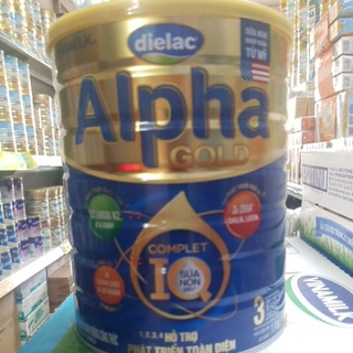 Sữa bột dielac alpha IQ gold 3 lon 1kg5