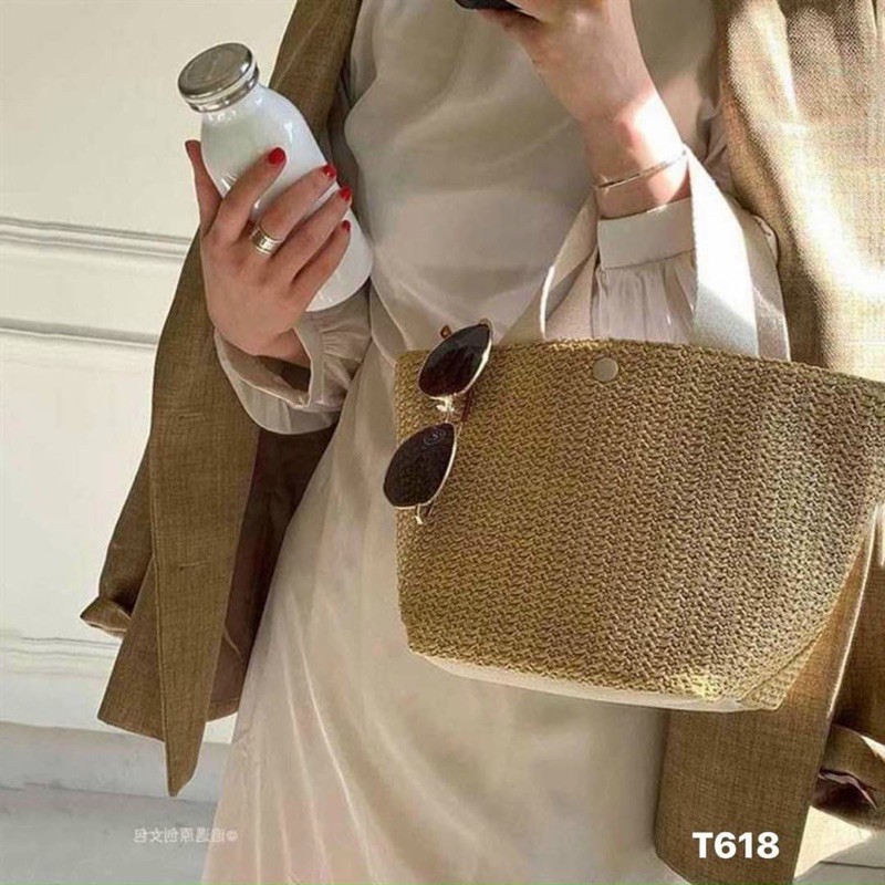 Túi cói vintage