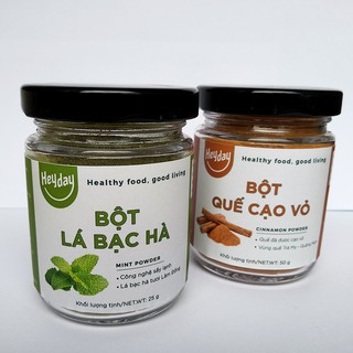 Bột lá bạc hà sấy lạnh - Lâm Đồng [Hủ 25g]
