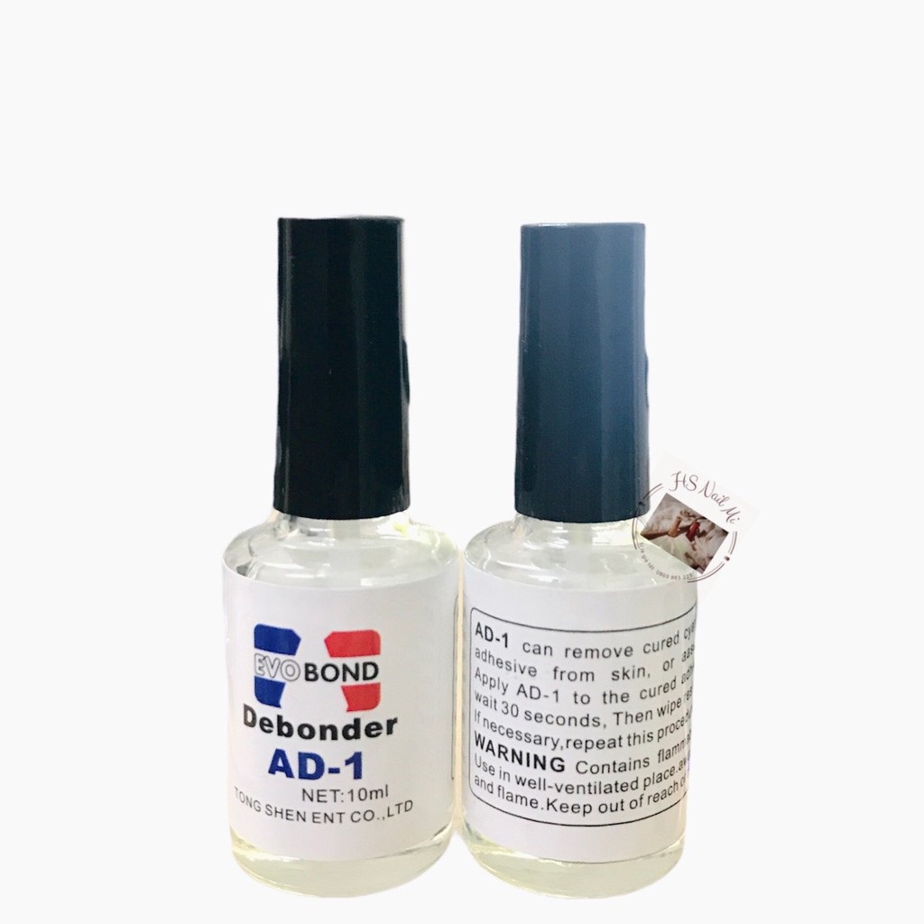 Sáng đá AD 10ml, tháo móng giả, tháo đá Thiên Di Nail