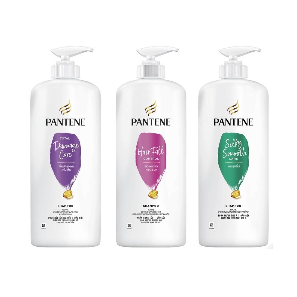 Combo 2 Chai Dầu gội Pantene Suôn Mượt Óng Ả chai 1200ml / Chai