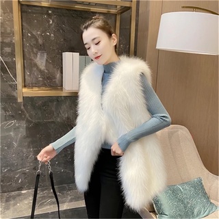 (Moclanclothing) áo lông gile dáng dài phối đồ cực dễ