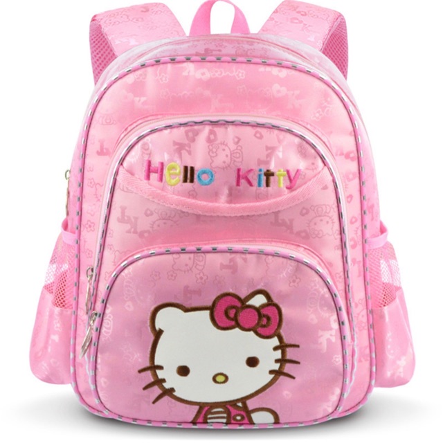 Cặp balo hello kitty hồng