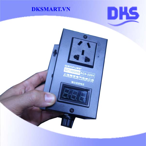 Mạch dimmer 10000w 10kw 220V AC có đồng hồ hiển thị