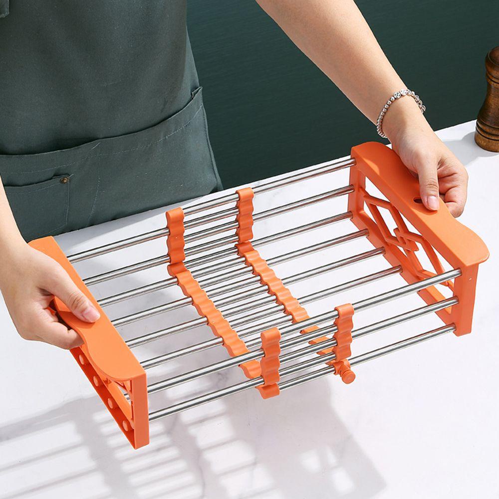 PINEVN Giá Inox Đựng Rau Củ Quả Để Bồn Rửa Chén Tiện Dụng